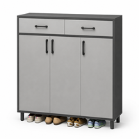 Meuble à chaussures pour entrée de maison, Nouveauté 2025, Style Crème, Meuble de couloir, Hall d'entrée, Couloir, Étagère à chaussures d'intérieur