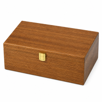 Grande boîte à souvenirs en bois d'acacia avec couvercle à charnières, organisateur de photos vintage pour souvenirs de mariage et d'anniversaire, décoration professionnelle