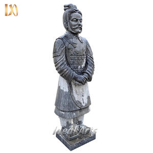 Ideal Arts vente en gros antique <span class=keywords><strong>chinois</strong></span> marbre sculpture <span class=keywords><strong>guerriers</strong></span> en terre cuite <span class=keywords><strong>statues</strong></span> de jardin à vendre - Product Image 3