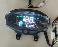 Tachometer Odometer Speedometer, Digital tampilan Lcd Universal