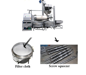 10.8ptd Vít Máy ép dầu của hướng dương mù tạt dầu máy làm với bộ lọc Máy ép dầu lạnh - Product Image 4