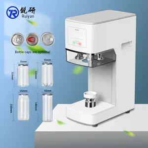 Cangkir lembut minuman kaleng minuman otomatis mesin penyegel cangkir bir aluminium daur ulang untuk Karnaval kaleng mesin cetak