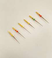 Limas Dentales Superelásticas UM, Activación por Calor, Rotatorias, Doradas, Endo, Certificación CE, Garantía de 3 Años, 5 Piezas/Paquete