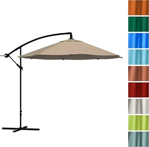 Sombrilla compensada a prueba de agua para exteriores, sombrilla comercial para Villa, mercado en voladizo, <span class=keywords><strong>Patio</strong></span>, sombrillas de playa con Base - Product Image 4