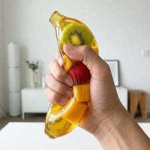 Nuevo juguete transfronterizo de gelatina mixta con forma de bola de plátano, hecho a mano, con alivio de presión ilimitado, rebote lento de maltosa y juguete de liberación. - Product Image 5