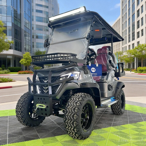 2026 MMC 편안한 도로 주행 가능 2인승 전기 골프 카트 48V 4륜 리튬 배터리 4WD 버기 10kw 25MPH 70-90km 주행거리 - Product Image 5