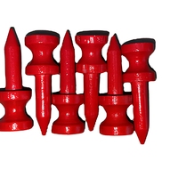 Tees de golf en bambou durables 70mm 83mm, tees de golf en plastique, logo personnalisé, accessoires de golf stables, prix fabricant