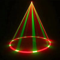 Lumière laser à tête mobile 3D avec animation, faisceau laser RGB 10W, design unique Hong He Lighting, avec contrôle DMX pour discothèque