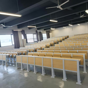 Asientos de Madera para Aulas Universitarias, Sillas y Mesas Fijas para Teatros Escolares y Universitarios - Product Image 5