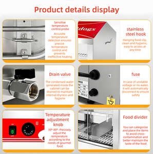 Pemanas Roti Hot Dog Otomatis Komersial, Pengolah Makanan Efisien untuk Restoran, Hotel, Toko Makanan - Mesin Camilan Kondisi Baru - Product Image 5