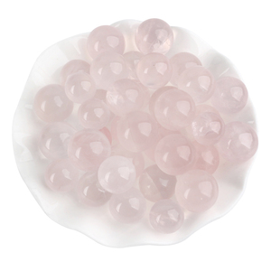 High Quality Crystal Sphere Wholesale Hand Polished Natural Rose Quartz <b>Mini</b> Ball Spheres for Decoration - Product Image 1