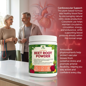 Polvo de Remolacha Natural OEM/ODM, Apoya la Salud del Corazón, la Circulación Sanguínea, Aumenta el Óxido Nítrico, Polvo Superalimento Antioxidante - Product Image 5