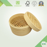 Vente en gros d'ustensiles de cuisine chinois en bambou, ensemble de panier à vapeur de maïs pour la cuisson vapeur