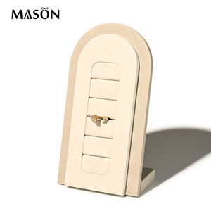 メイソンジュエリーディスプレイセット 高級ベルベットホルダーオーガナイザー スタンド ネックレス、指輪、ブレスレット用 小売店、展示会、ショーケース用 - Product Image 4