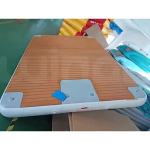 Drop Stitch EVA Pad Mat Wasser plattform Aufblasbare schwimmende Ponton Yacht Boot Fischerdock