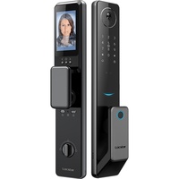 Cerradura Inteligente para Puerta Chuangjia con Reconocimiento Facial 3D, Huella Dactilar, Teclado y Wi-Fi, Totalmente Automática para Puerta de Seguridad