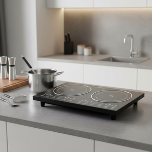 Electrodomésticos de Cocina, Placa de Inducción Doble, Hornillas Dobles de Inducción, Placa de Cocina Eléctrica de Inducción, Placa Calefactora Eléctrica - Product Image 4