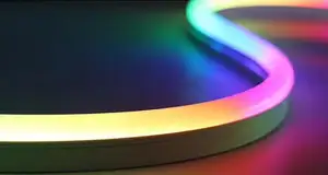 Rüya renk silikon NEON FLEX adreslenebilir SMD5050 SK6812 LED şerit ışık