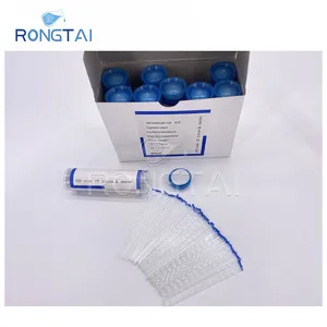 RONGTAI Capillary Tube Suppliers Transparent Short Quartz Glass Capillary Tube China Capillary Tube With Blue Ring