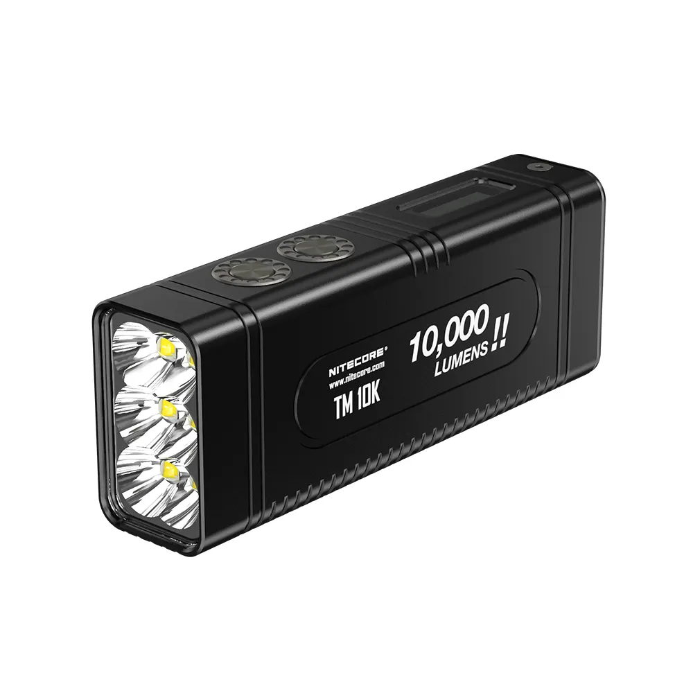 Nitecore TM10K Rechargeable Tactical Flashlight 10000lumens torch