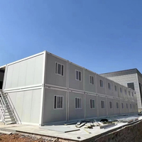 Une maison préfabriquée de deux étages utilisée pour la salle à manger et le bureau Maison de conteneur détachable de luxe