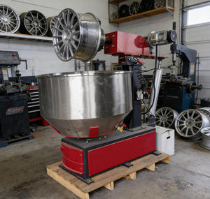 Machine de finition GookiiTech, machine de polissage automatique des jantes, réparation des jantes en alliage, meulage pour jantes en alliage - Product Image 1