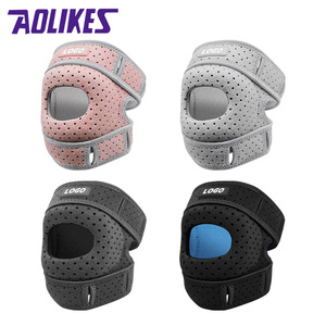 Aolikes # 7927 Sangle rotulienne de protection du genou à double sangle, protection sportive du genou, réglage de la pression, absorption des chocs - Product Image 4
