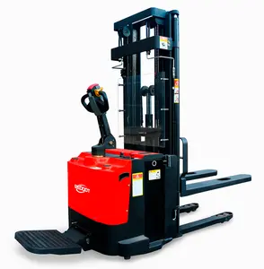 REDDOT הטוב ביותר באיכות 1.6 טון 2.0 טון EPS עומד על רוכב מלא חשמלי ווקי מלגזת משטח stacker - Product Image 1