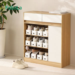 FaSoLa Doppelschicht-Schuh regal halterung mit verdicktem, einfachem Aufbewahrung werkzeug Einstellbare Schicht abscheider Einfacher Schuh organisator - Product Image 1