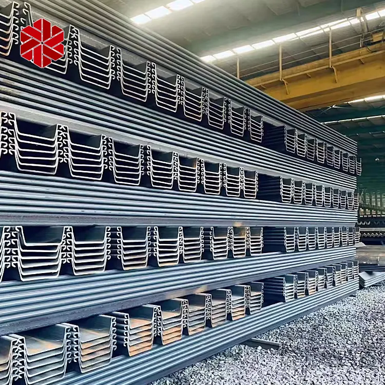 Z Type Sheet Pile 6/9/12m Steel Profile GB JIS EN Carbon Steel Steel Structure Accessories Factory Customization