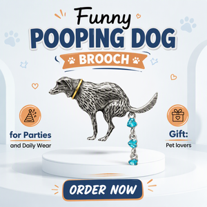 Kreative Personalisierte Welpen-Kot-<span class=keywords><strong>Meme</strong></span> Anstecknadeln Lustige Kotierende Hunde-Brosche für Hundemama, Hundepapa und Tierliebhaber - Product Image 1