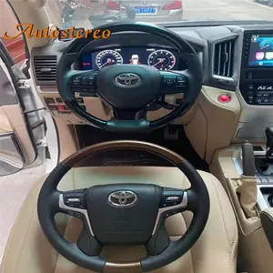 Car Style Steering Wheel For TOYOTA LAND CRUISER LC200 2008-2020 VX GX Size Prado 150 2010-20 Control Coupe Version Suitable SP