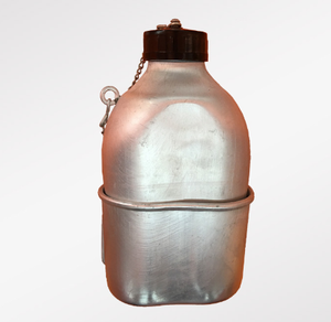 Botella de Agua de Aluminio para Camping de 1.3L, Cantimplora con Taza con o sin Asa - Product Image 3
