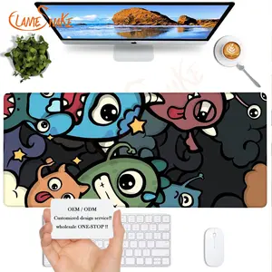 FLAME SNAKE Cartoon Series Custom Full Desk Mouse Pad Mat Heat Custom Printing Mouse Pad Diy Large Playmat Gaming