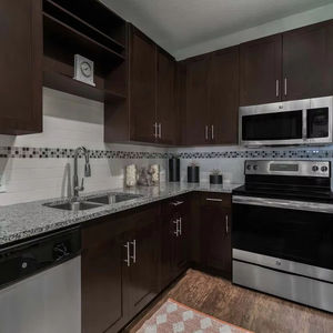 Isla de almacenamiento de cocina Armarios Muebles de tablero macizo Armario de cocina completo para pared-Apartamentos Lantower Asturia - Product Image 1