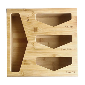 Tre Ziplock Túi Lưu Trữ <span class=keywords><strong>Organizer</strong></span> Tre Bếp Ngăn Kéo <span class=keywords><strong>Organizer</strong></span> Thực Phẩm Lưu Trữ Bag <span class=keywords><strong>Organizer</strong></span> Thích Hợp Cho Gallon, Quart - Product Image 4