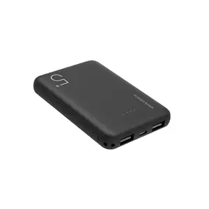 Batterie 5V/2a, 5000 mah, chargeur mobile à double port, powerbank