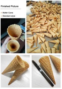 Machine à cône de gaufre au sucre roulé à la crème glacée la plus vendue - Product Image 6