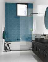 Mosaïque de carreaux de céramique de couleur verte, fontaine d'eau, petits carreaux, sol moderne, extérieur, mat, salle de bain, cuisine, épaisseur 8 mm