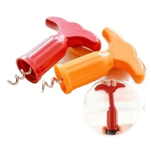Vente en gros Ouvre-bouteille de vin en plastique <span class=keywords><strong>Tire</strong></span>-<span class=keywords><strong>bouchon</strong></span> Décapsuleur de <span class=keywords><strong>champagne</strong></span> Outil de cuisine Accessoires de bar - Product Image 2