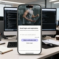 Soluciones de Software Personalizadas para Android/iOS con Flutter, Diseño de Interfaz de Usuario para Conexión de Equipos de Fitness, Entrenamiento Digital en Interiores Personalizado