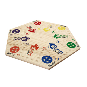 Juego de mesa de mármol Tablero de madera de doble cara con 30 canicas <span class=keywords><strong>6</strong></span> dados Colorido Wahoo Marble <span class=keywords><strong>Ludo</strong></span> Game Kit para 2-<span class=keywords><strong>6</strong></span> <span class=keywords><strong>jugadores</strong></span> - Product Image 4