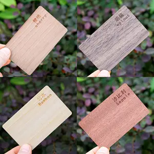 Hot Sell Fabriek Smart Bamboe Nfc Rfid Houten Kaart Hout Rfid Kaart Hotelkamer Sleutelkaart Fabricage