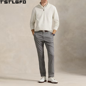 Sudadera acolchada de cuello alto para hombre, diseño de rombos, peso pesado, fabricantes de ropa al por mayor - Product Image 2