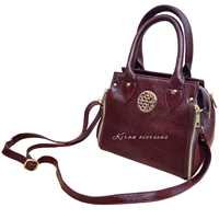 Sac à main en cuir véritable de motif crocodile et grain imperméable marron chocolat pour femmes-personnalisé pour les grossistes