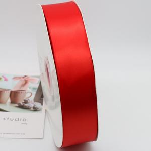 شريط ساتان بواجهة بوصة 38 ياردة 4 ياردات لفة شرائط لتزيين الحفلات أقواس مزدوجة على الورود - Product Image 1