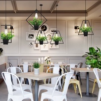 Luminaire suspendu créatif de style industriel vintage, lampe décorative pour restaurant, café, projet d'aménagement intérieur
