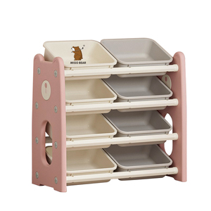 MIGO BEAR <span class=keywords><strong>Baby</strong></span> cameretta armadi giocattolo bambini scuola materna vestiti di plastica mensola organizzazione bidoni scatola mobili per bambini Set - Product Image 1