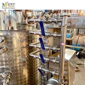 Equipo de Producción de Vodka, Alambiques para Destilación, Torre de Destilación, Unidad de Destilación de Cobre, Máquina de 400L - Product Image 3