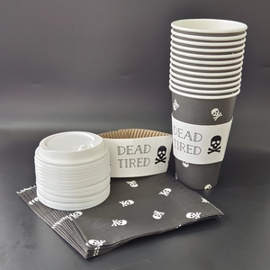 <span class=keywords><strong>Tema</strong></span> di <span class=keywords><strong>Halloween</strong></span> decorazioni per feste forniture per feste stoviglie piatto di carta, tazza di carta - Product Image 6
